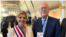 La presidenta de Costa Rica, Laura Fernández, recibió a Gutiérrez Boronat en su investidura.