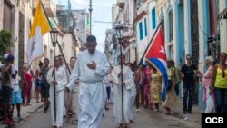 Los cubanos a pesar de Irma celebran los días de la Virgen de Regla y Caridad del Cobre