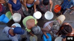 La crisis con el agua potable afecta varias regiones de Cuba.
