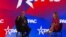 Dr. Orlando Gutiérrez Boronat, entrevistado por la comentarista política Mercy Schlapp, durante la Conferencia de Acción Política Conservadora, en México.