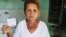 Dama de Blanco Sonia Álvarez Campillo, esposa y madre de los presos políticos Félix Navarro Rodríquez y Sayli Navarro Alvarez. (Foto: Facebook)