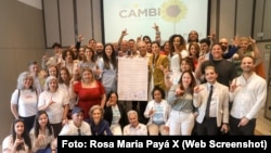 Encuentro en Madrid para la firma del histórico Acuerdo de Liberación por parte de organizaciones cubanas en Europa.