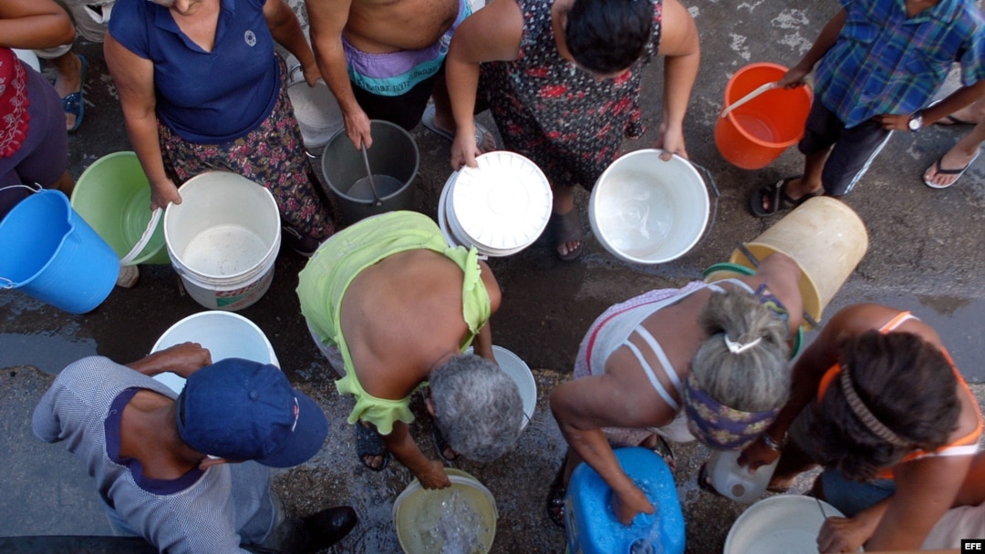 La crisis con el agua potable afecta varias regiones de Cuba.