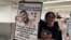 Ailex Marcano, la madre del prisionero político cubano del 11J Ángel Jesús Veliz Marcano, tras su llegada a Miami