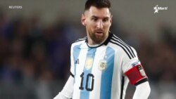 Messi no práctico con la selección de Argentina
