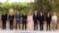 Foto de familia en la inauguración de la Cumbre del G-7 en Italia (Fotoi Luca Bruno/Aca bruno/AP)
