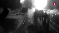Falso: Este video muestra la explosión reciente de la central hidroeléctrica de Kajovka