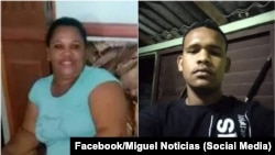 Collage con fotos de las víctimas publicadas en Facebook por Miguel Noticias.