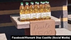 “Un litro de aceite es el salario que le pagan a los jubilados, hasta 1,500 (pesos) el litro; imagínate la inflación hasta donde nos está llevando”, dijo un campesino. (Facebook/Vismark Diaz Castillo)