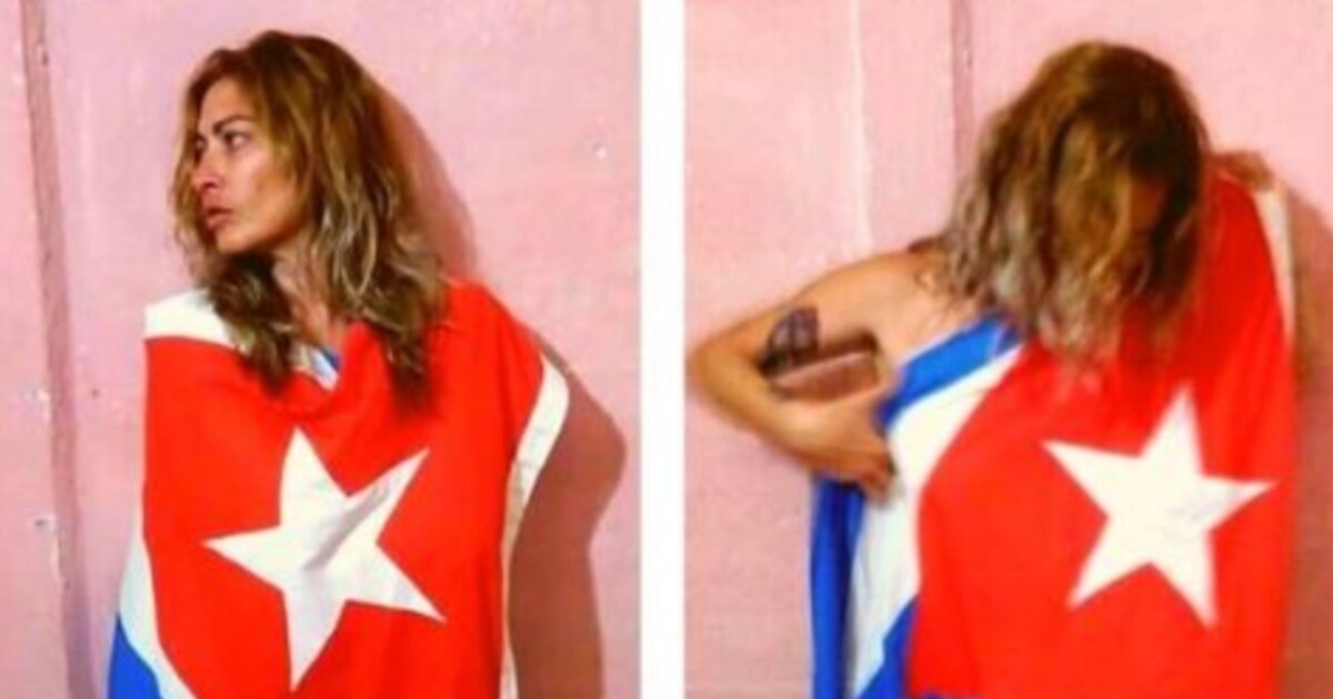 Activista detenida por posar con la