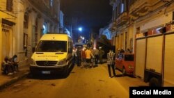 El derrumbe ocurrió en la calle Maloja No. 565, entre Oquendo y Márquez González, Centro Habana. (Facebook/Asamblea Municipal del Poder Popular Centro Habana)