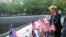 Sara Nelson, presidenta internacional Asociación de Auxiliares de Vuelo, en ceremonia por 22º aniversario del 9/11, 11 septiembre del 2023