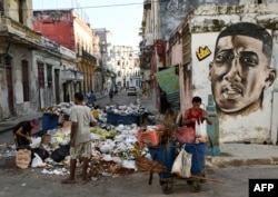 Un basurero en La Habana fotografiado en agosto de 2024.
