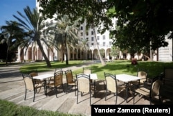 El jardín del Hotel Nacional de Cuba, en La Habana. (REUTERS/Yander Zamora)