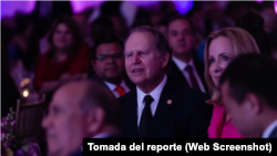 Foto archivo: Lincoln Díaz Balart (centro) durante un evento del Instituto de Liderazgo Hispano en Washington DC. (Tomado de Congressional Hispanic Leadership Institute).