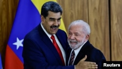 El presidente de Venezuela, Nicolás Maduro, y el presidente de Brasil, Luiz Inácio Lula da Silva, en Brasilia, el 29 de mayo de 2023. REUTERS/Ueslei Marcelino