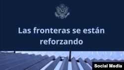Cartel publicado por la Embajada de EEUU en Cuba en su cuenta de Twitter.