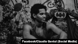 El artista y preso político cubano, Luis Manuel Otero Alcántara, líder del Movimiento San Isidro, en una imagen de archivo. (Facebook/Claudia Genlui)