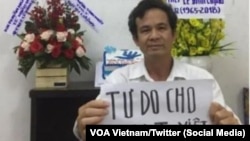 El activista vietnamita Tran Bang (Twitter de VOA/Vietnam).