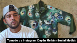 El artista cubano Dayán Melián.
