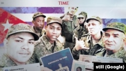 Guardia PKG cubanos en Ucrania