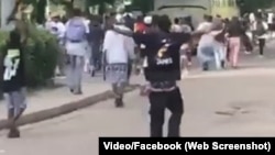 Enfrentamiento entre jóvenes en los alrededores de la Finca de los Monos, en La Habana.