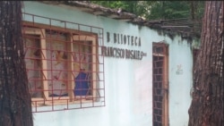 Info Martí | Madre cubana decide ir a vivir a biblioteca de su localidad