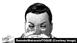 : La nueva ley adopta una definición restrictiva de información pública en Cuba. Caricatura: Ramsés/Matraca/elTOQUE