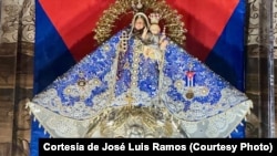Imagen de la Virgen de la Caridad, Patrona de Cuba, en la Ermita de la Caridad de Miami (Cortesía de José Luis Ramos)