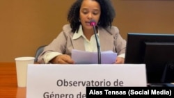 La especialista del Observatorio Alas Tensas, Yanelis Núñez.