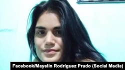 La joven manifestante en las protestas de Nuevitas, Camagüey, Mayelín Rodríguez Prado, fue condenada a 15 años de cárcel. 