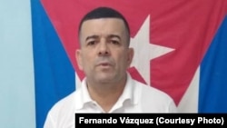 El coordinador de la UNPACU en Camagüey, Fernando Vázquez