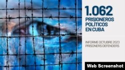 Presos políticos en Cuba. (Prisoners Defenders)