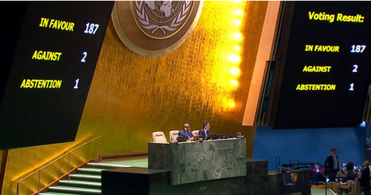 Asamblea General de la ONU aprueba resolución que condena el embargo de ...