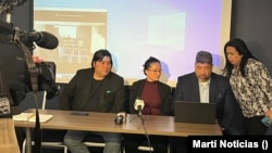 Conferencia de prensa en Miami convocada por el Centro por una Cuba Libre (CCL) / Foto: Martí Noticias