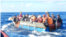 Balseros cubanos interceptados por la Guardia Costera de EEUU en aguas de Florida. (Archivo)