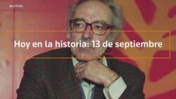 Hoy en la historia: 13 de septiembre