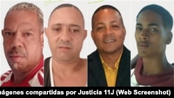 Varios de los detenidos durante las protestas de marzo de 2024 en Cuba / Foto: Collage con imágenes compartidas por Justicia 11J