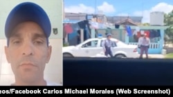 El periodista independiente Carlos Michael Rodríguez fue detenido por la Policía. 