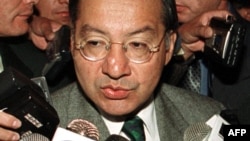 El ex embajador de EEUU en Bolivia, Manuel Rocha, en una foto de archivo. (Gonzalo Espinoza/AFP/File)