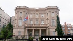 Embajada cubana en Washington, DC, 25 de septiembre del 2023. (AP/José Luis Magana)