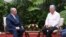 Miguel Díaz-Canel junto a Igor Sechin, director Ejecutivo de la petrolera rusa Rosneft. (Foto: Twitter/@DiazCanelB)