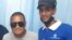 Asdrúbal Kindelán Garbey junto a su hijo Cristian Osmauri, detenido tras la manifestación del 17 M en Santiago de Cuba