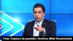 Humberto López en la televisión estatal / Foto: Captura de pantalla (Archivo)