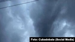 Tormenta local afecta el poblado de San Antonio de Cabezas, en Matanzas