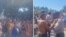 Videos en redes sociales muestran la multitudinaria manifestación en la Carretera del Morro, próxima a varios de los barios más pobres de Santiago de Cuba. 