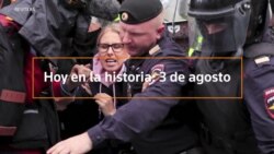 Hoy en la historia: 3 de agosto