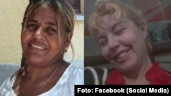 Damaris Rondón (izq.), de 48 años, y Yunaisi Bruzón Almaguer, de 54 (Facebook Irma Broek y Yunaisi Bruzón Almaguer)