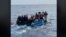 Migrantes procedentes de Cuba interceptados por la Guardia Costera de EEUU. (Cortesía de USCG)