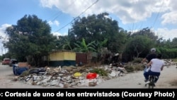 Acumulación de basura en las calles de Guanabo / Foto: Cortesía para Martí Noticias